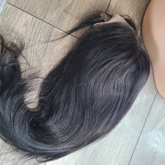 🆕️ Brand New 🌱  Natural Brown Color Quality Human Hair Wig - Picture 3 of 10